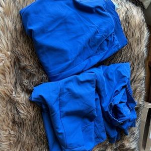 THREE piece FIGS scrubs (top, polo long sleeve and joggers) XL tops/ LP bottom